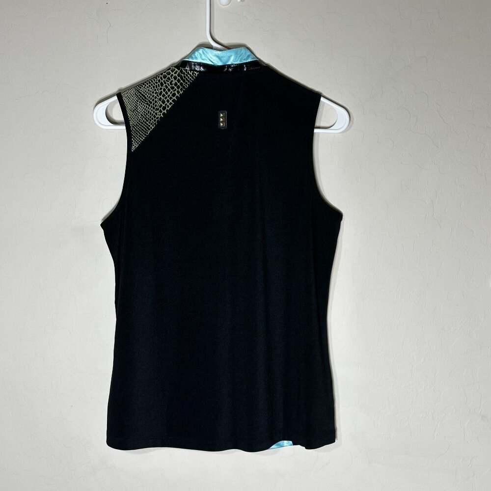 Jamie Sadock Women's Small Sleeveless Top 1/4 Zip Golf Sporty - Picture 2 of 5